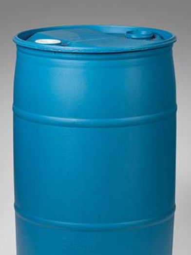 Baril standard plastique bleu 180kg 57GL, plastic standard drum 180kg 57GL